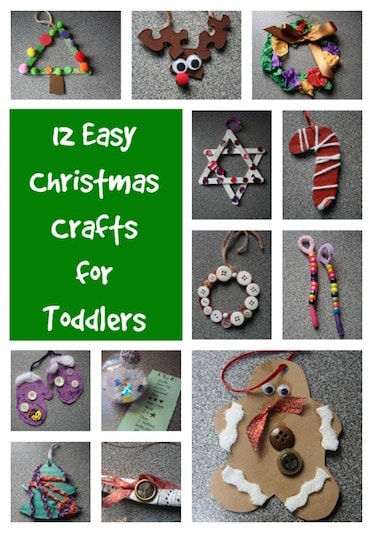 12 Easy Christmas Crafts For Toddlers Happy Hooligans