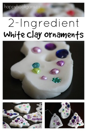 2 Ingredient White Clay Dough Ornaments Happy Hooligans