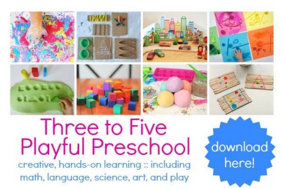 3-5 Playful Preschool 3-book