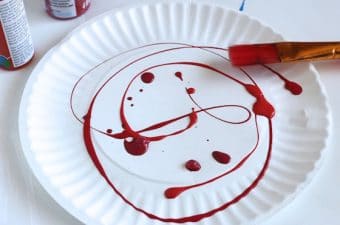 Paper Plate Poppy Craft for Preschool - Happy Hooligans