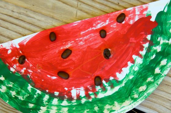 watermelon paper plates