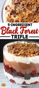  Black Forest Trifle 5 Zutaten langer Stift