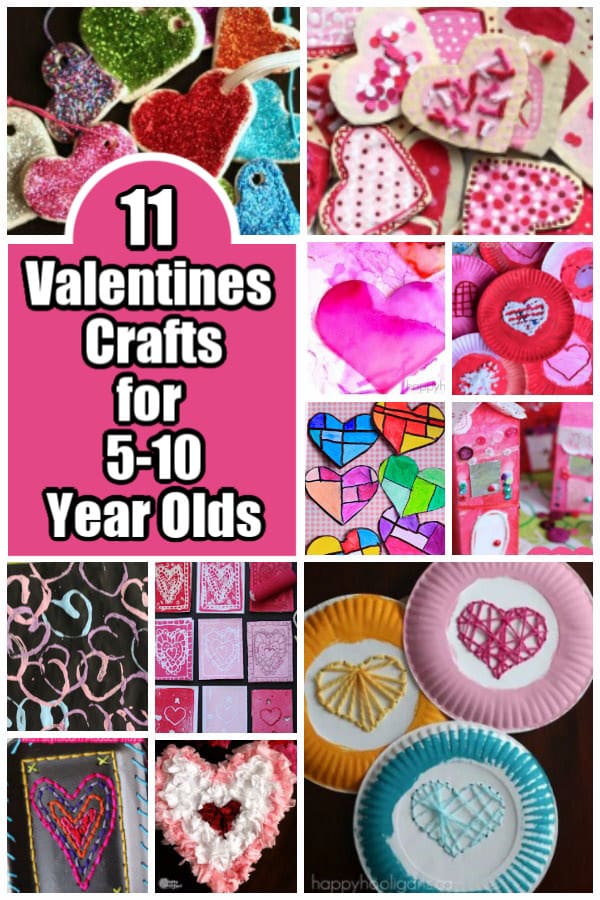 15 Valentines Crafts for 5-10 Year Olds - Happy Hooligans