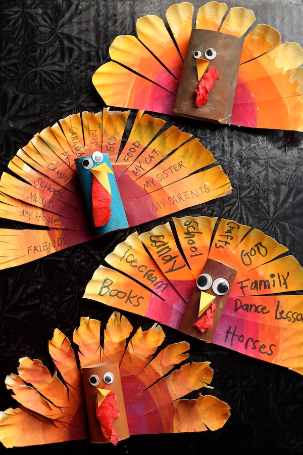 Thankful Turkey – Paper Plate Gratitude Craft
